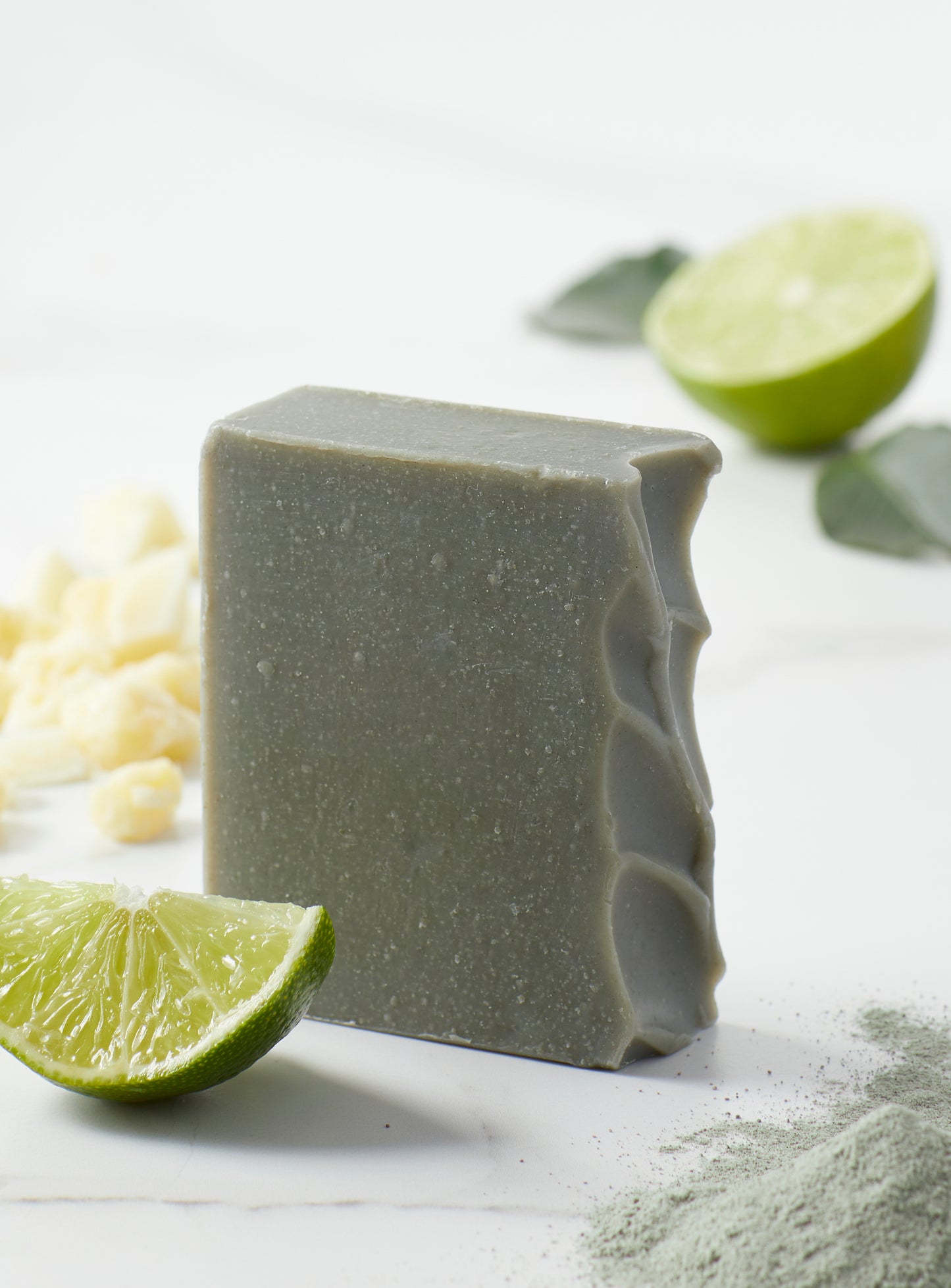 - Savon - Argile verte et Lime / Green clay & lime soap
