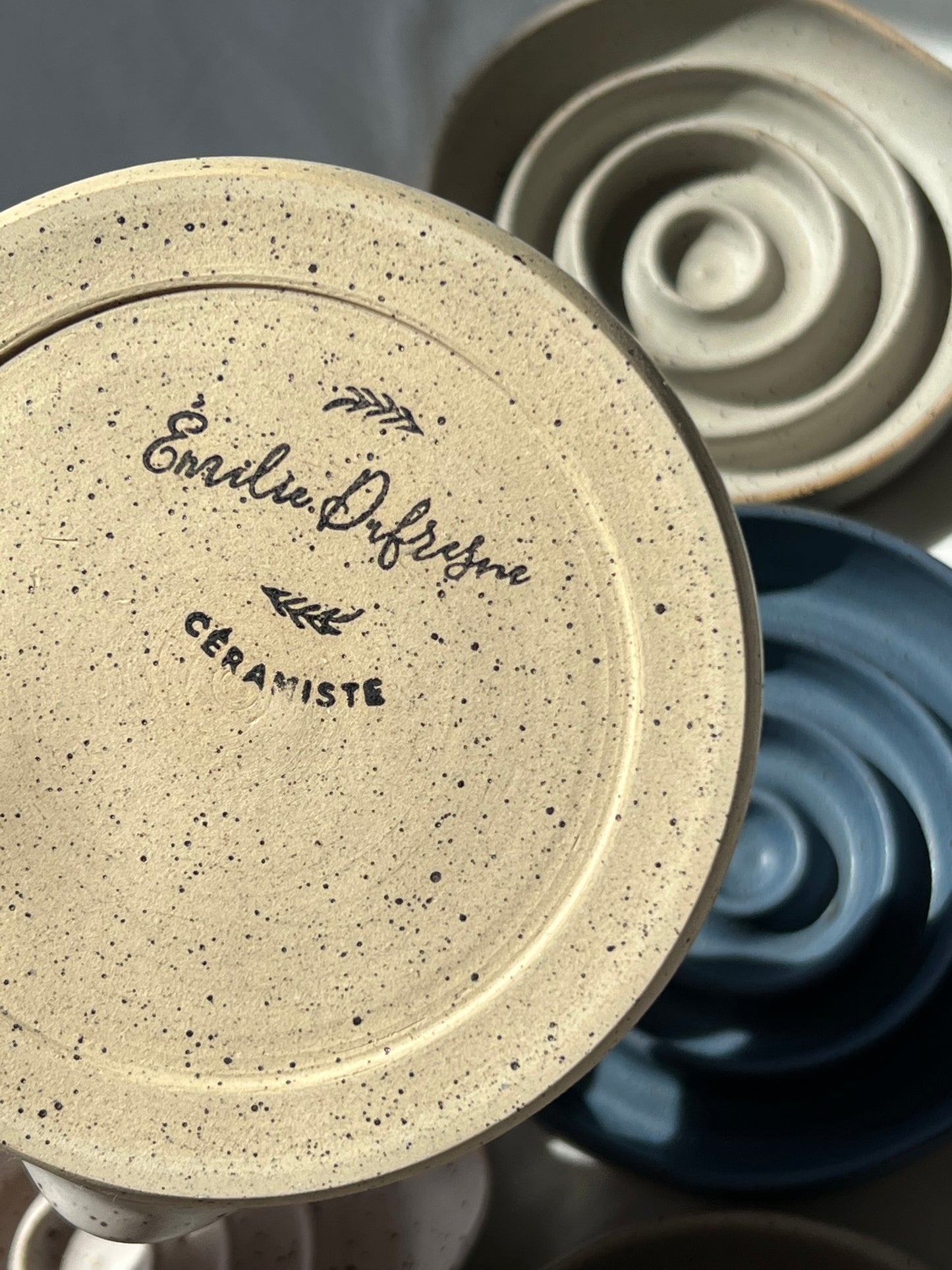 Porte-savon en céramique BLANC / WHITE Ceramic soap dish