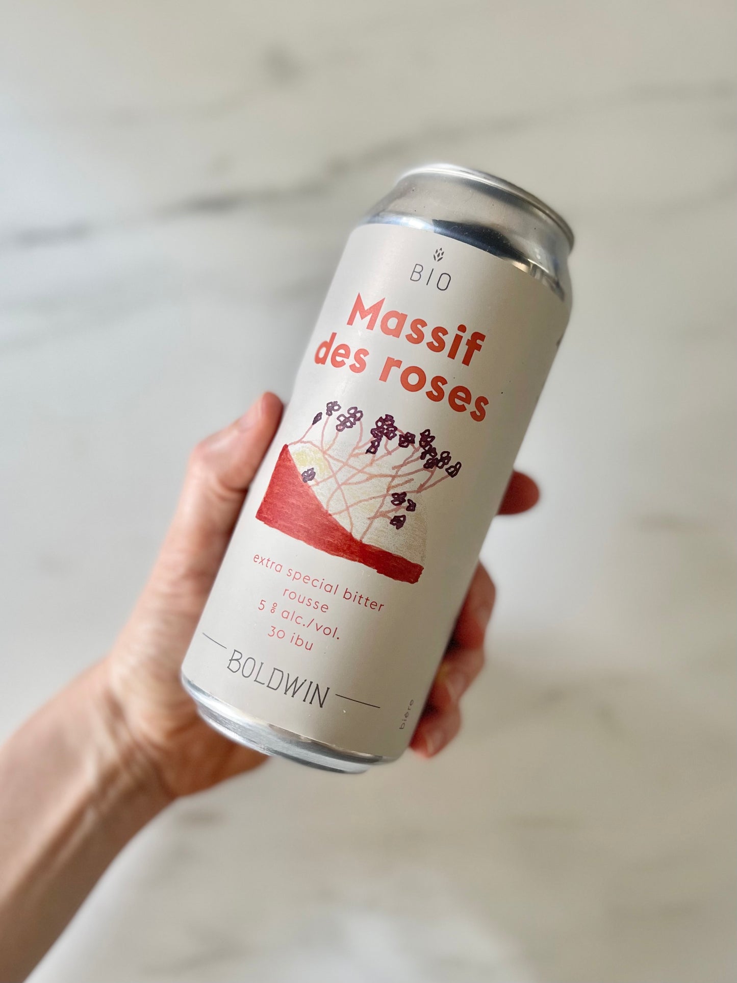 - Savon - ÉPHÉMÈRE 004 - Bière bio et Rose sauvage