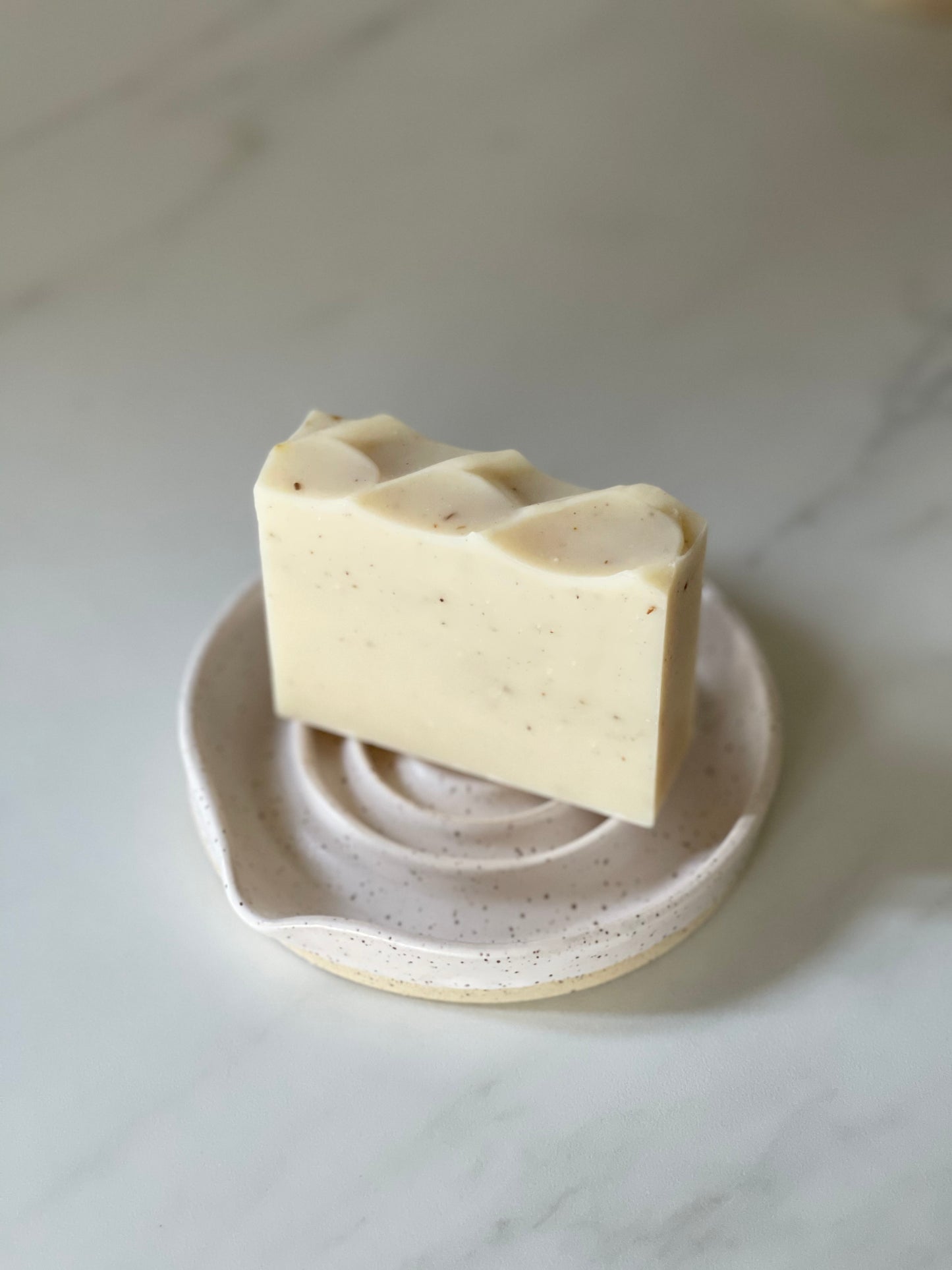 Porte-savon en céramique - BLANC