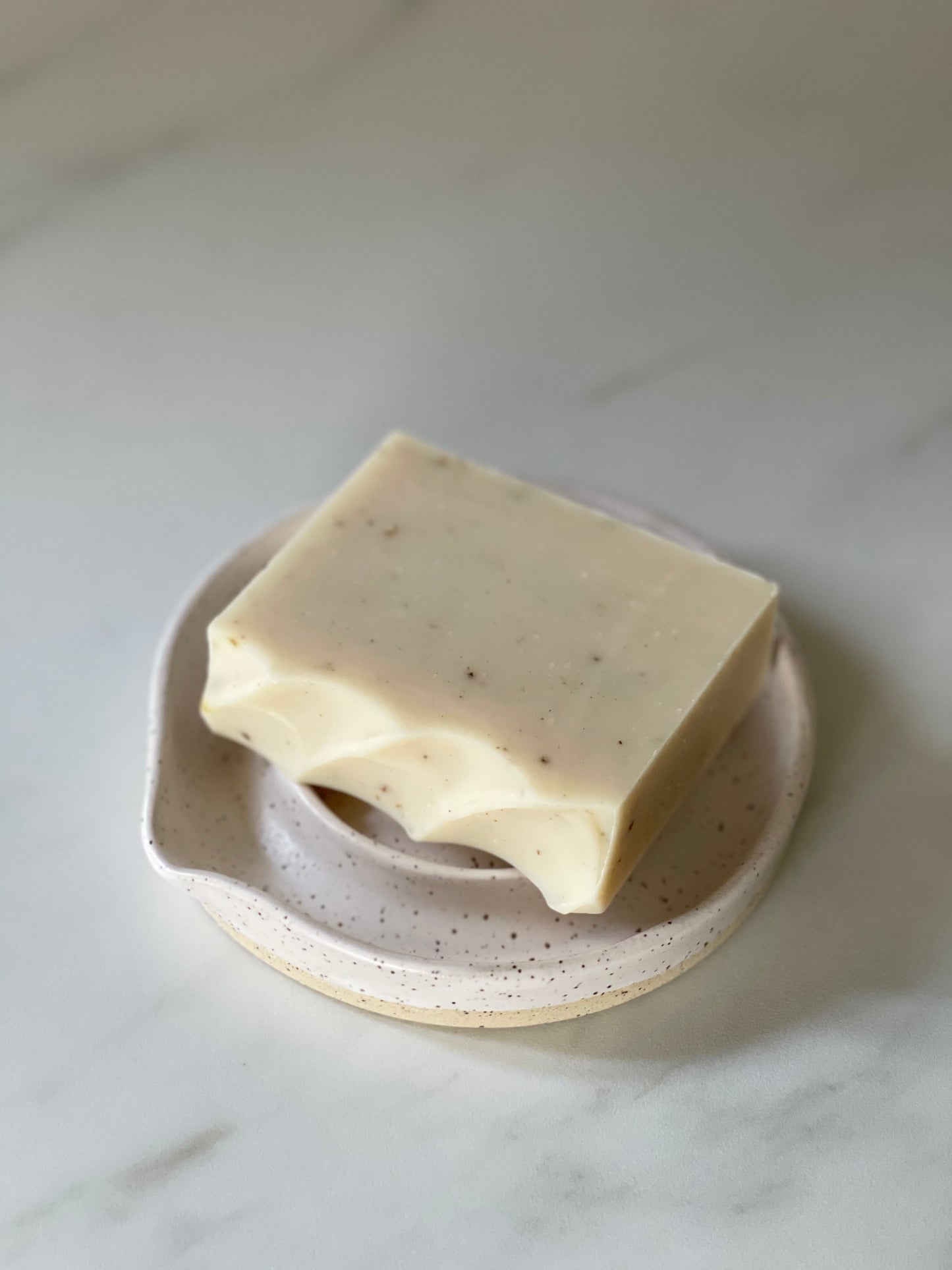 Porte-savon en céramique - BLANC
