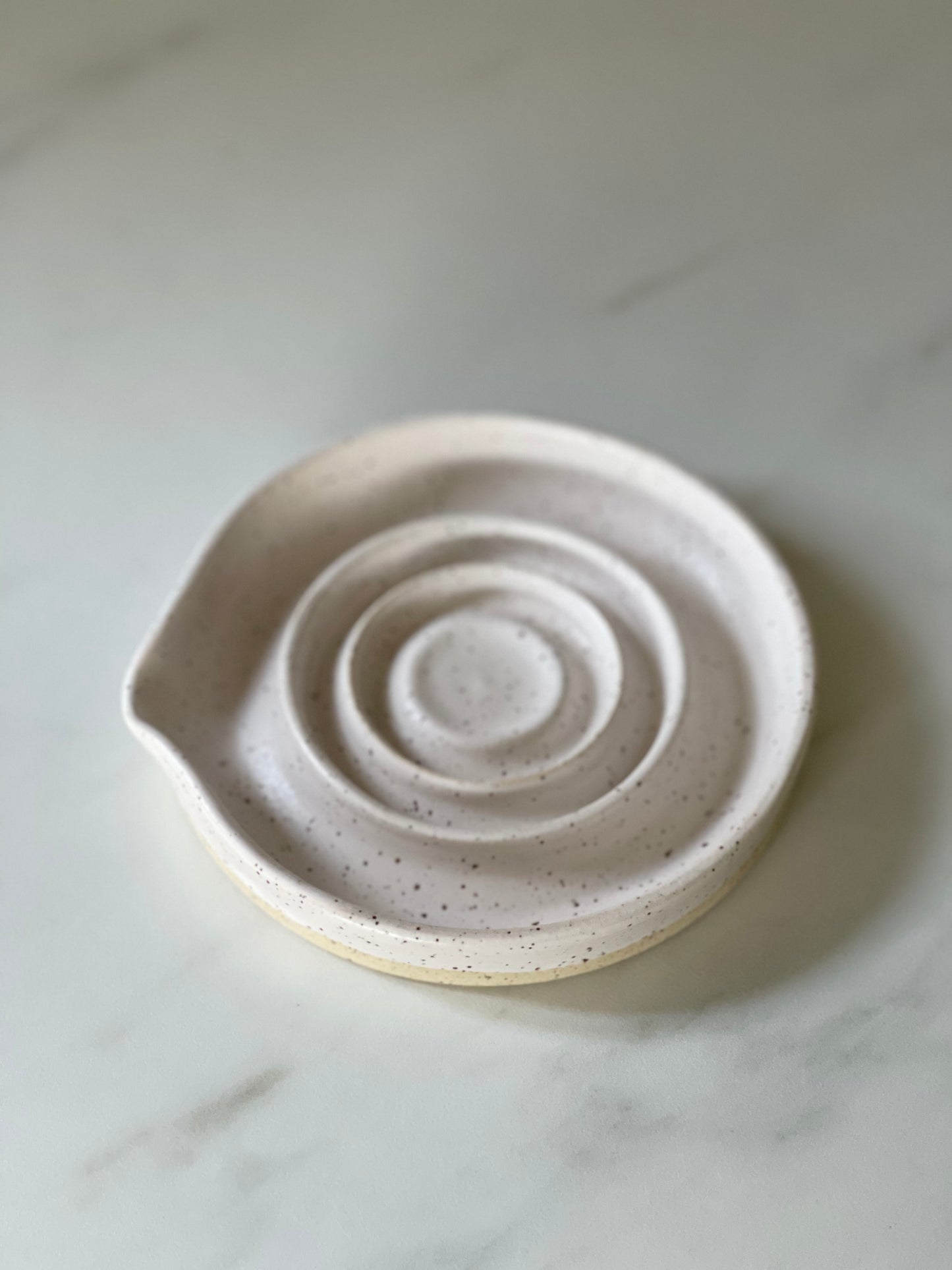 Porte-savon en céramique BLANC / WHITE Ceramic soap dish