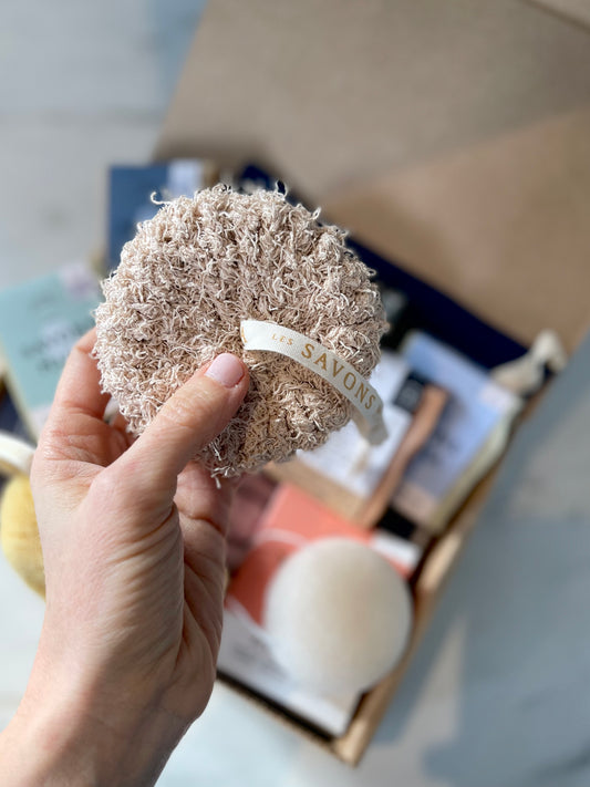 Luffa de coton / Cotton luffa scrubbie