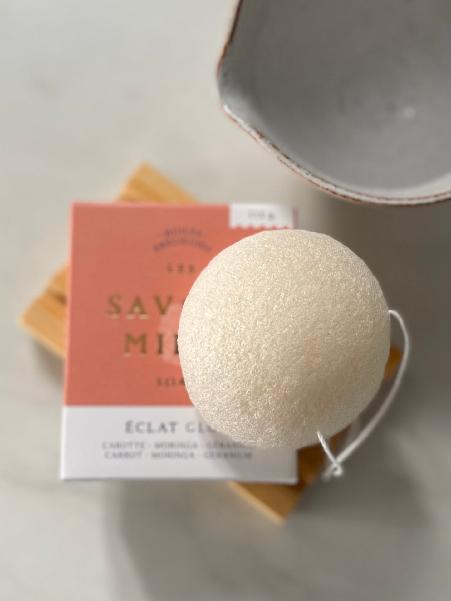 Porte-savon en cèdre fait au Québec / Cedar soap dish