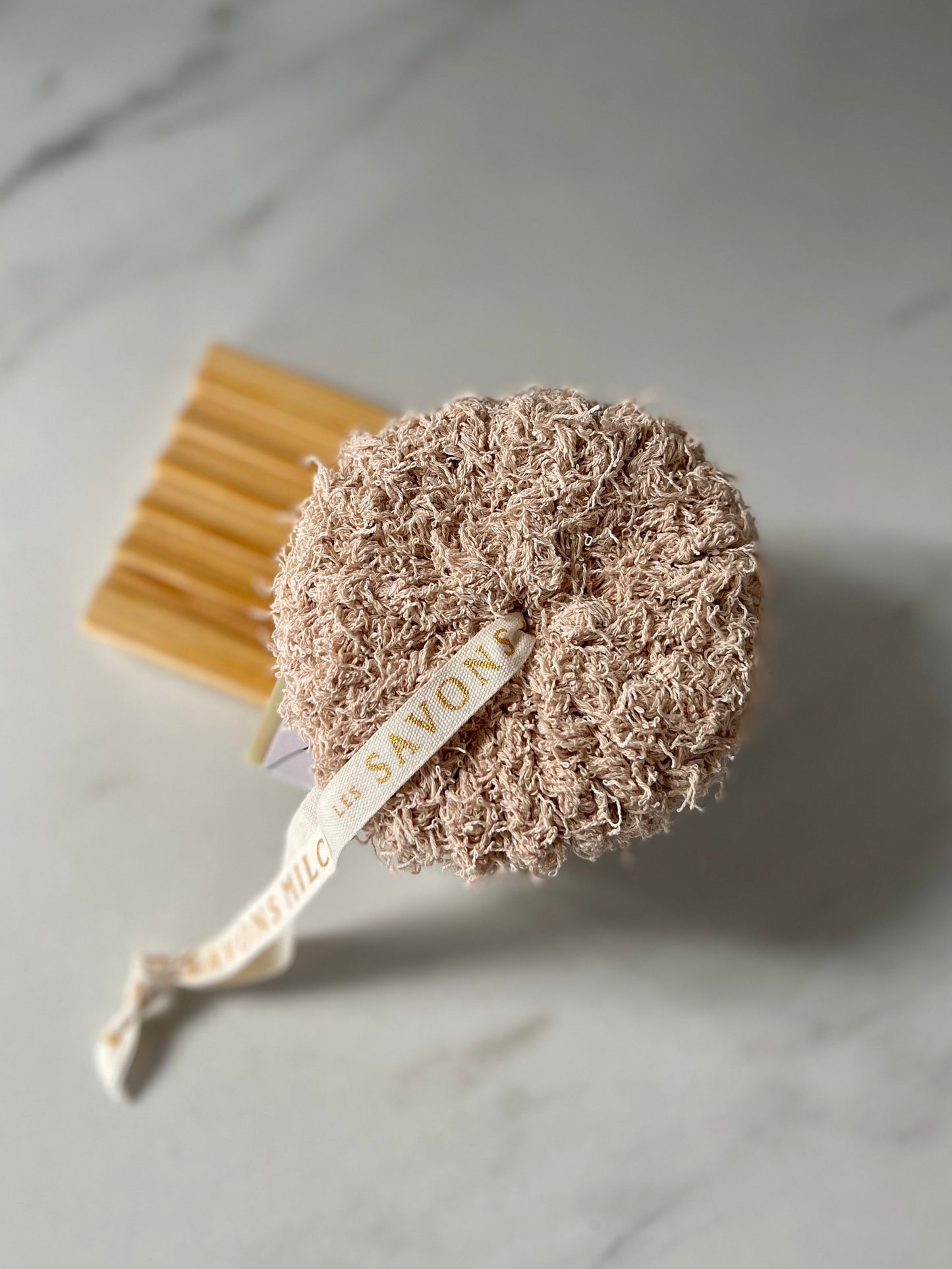 Luffa de coton / Cotton luffa scrubbie