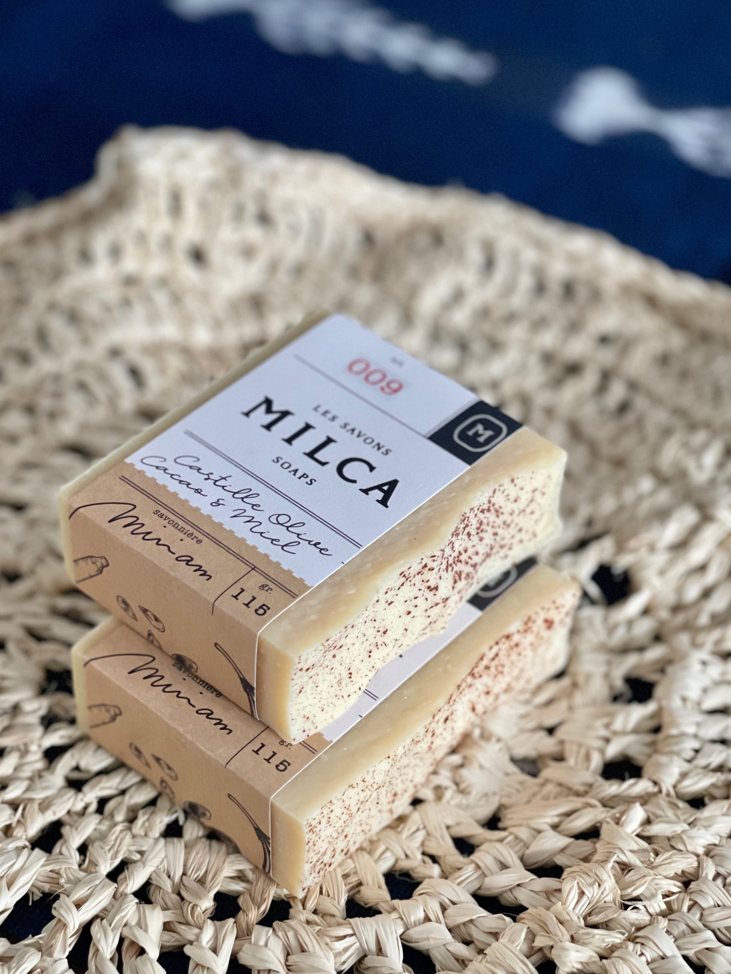 - ÉPHÉMÈRE 009 - Savon Castille Olive, Cacao & miel hypoallergène / Olive, Cocoa & honey Castille soap