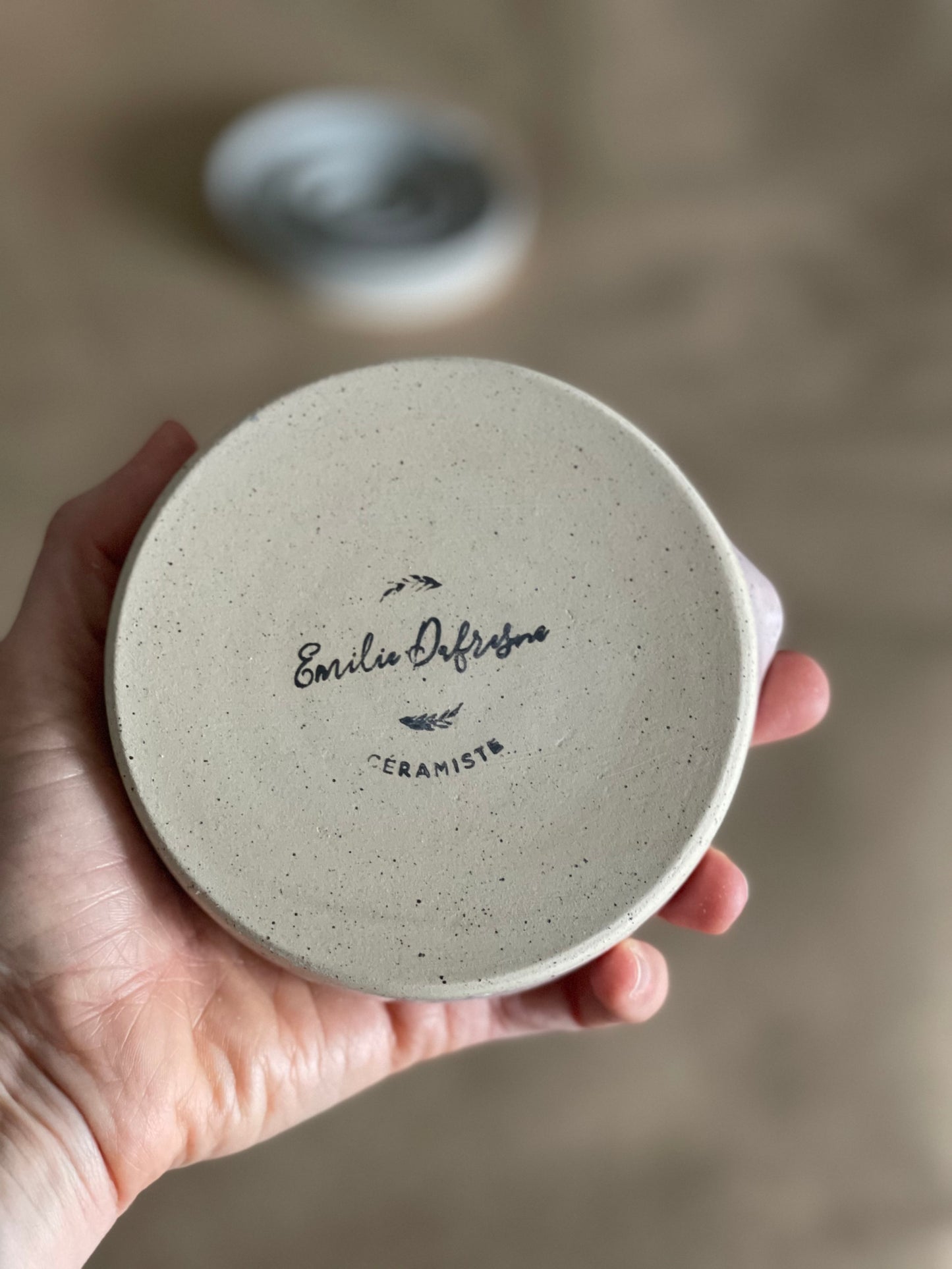 Porte-savon en céramique MARINE / NAVY BLUE Ceramic soap dish