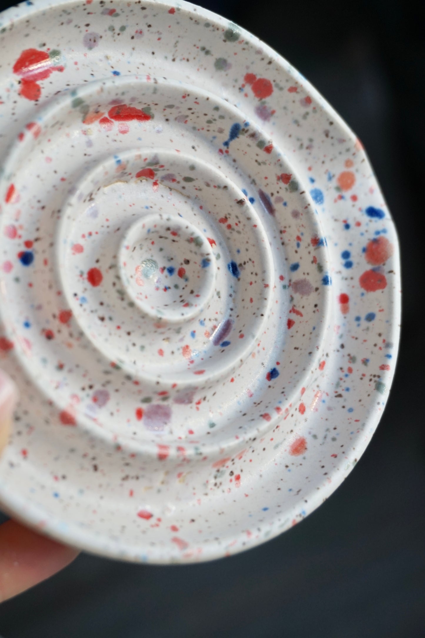 Porte-savon en céramique ÉCLATS MULTICOLORE / MULTI-COLORED Ceramic soap dish