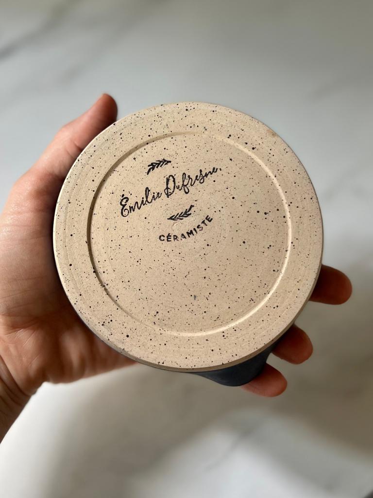 Porte-savon en céramique MARINE MAT / NAVY BLUE Ceramic soap dish