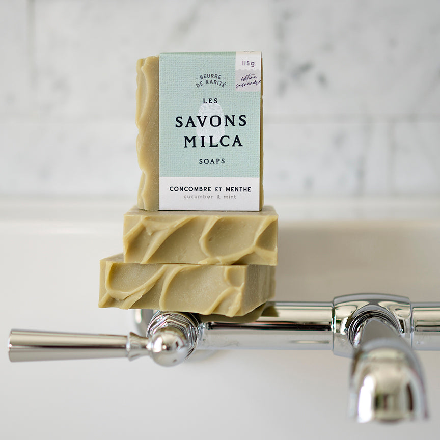 - Savon - Concombre et menthe / Cucumber & mint soap