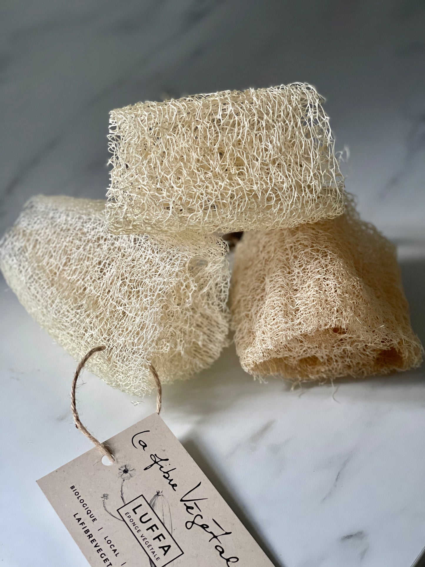 Éponge Luffa biologique local