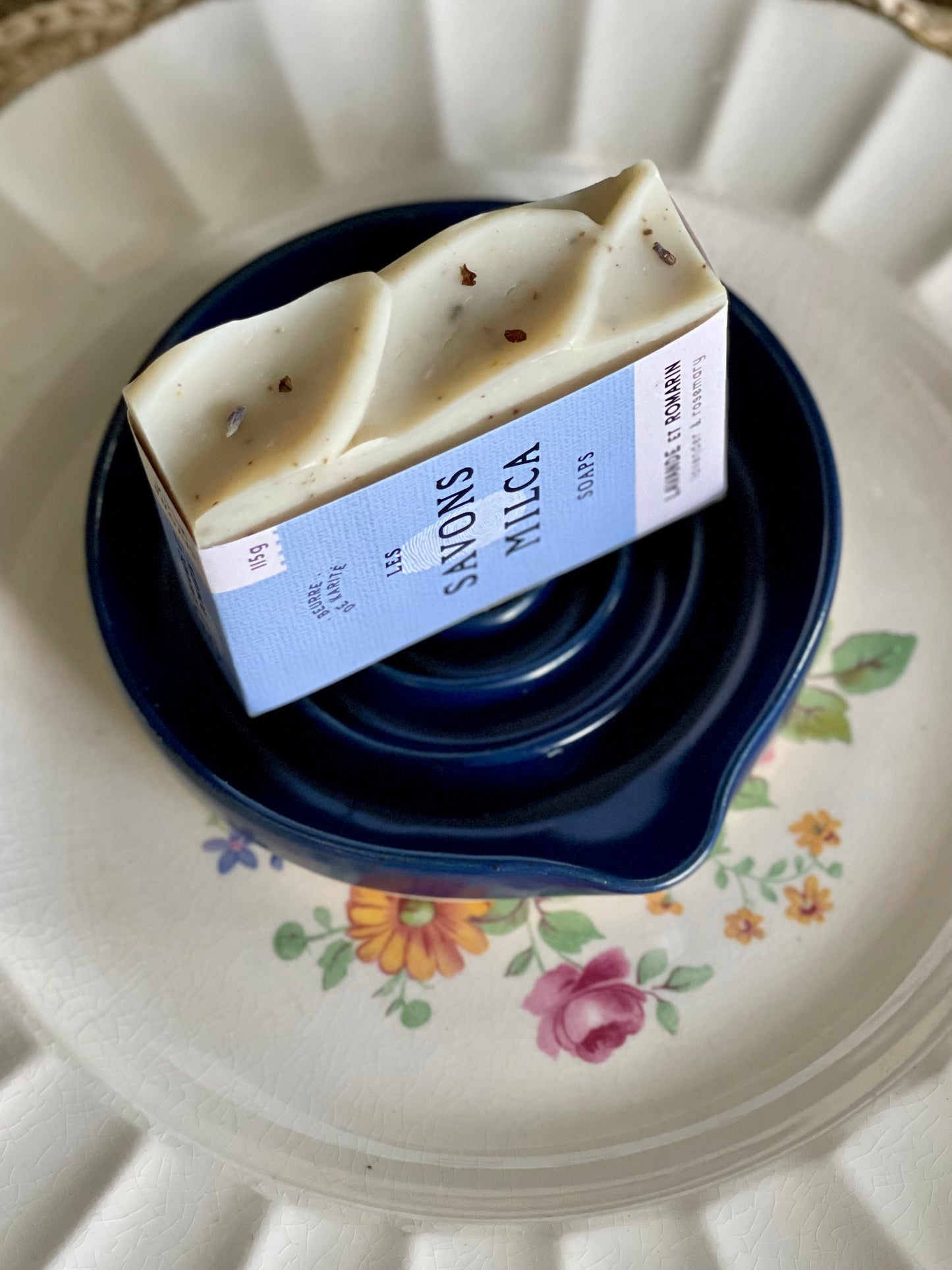 Porte-savon en céramique MARINE / NAVY BLUE Ceramic soap dish