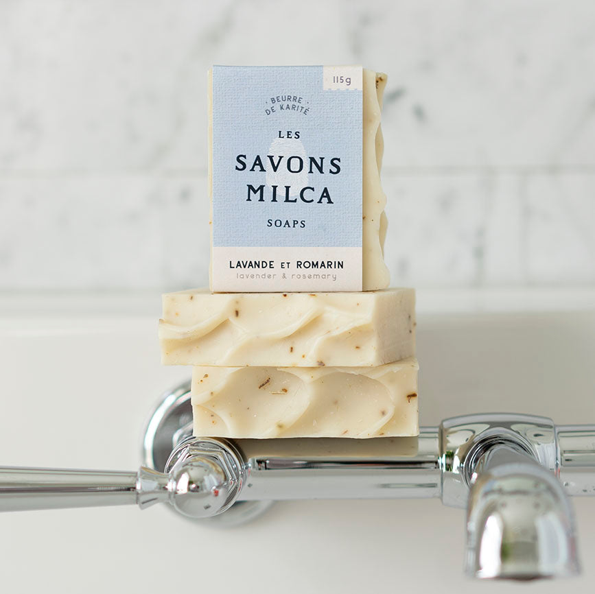 - Savon - Lavande et Romarin / Lavender & rosemary soap